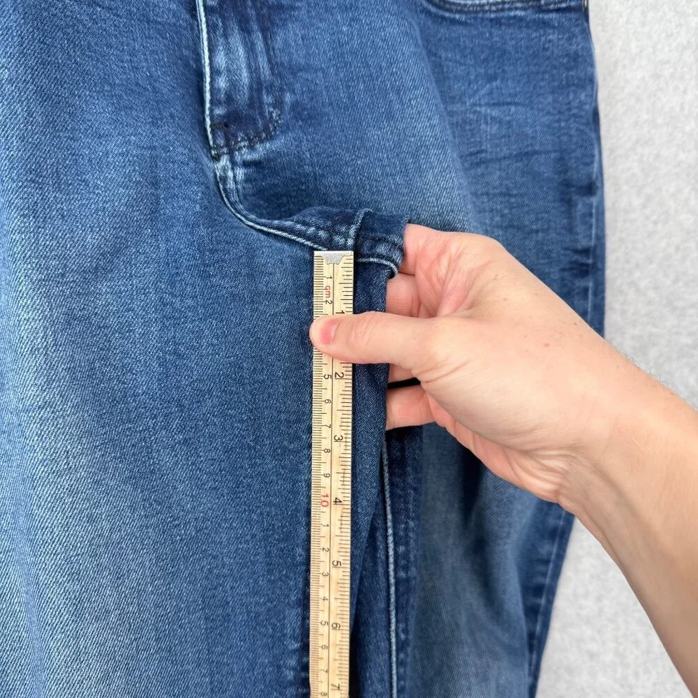 Mott & Bow Womens Boyfriend Jeans Size 27 Slim Straight Stretch Comfort Casual - Picture 11 of 12